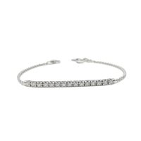Bracciale Recarlo Donna Face Cube in Oro bianco Diamante 0.39 Ct B39SE001/39 - B39SE001/39